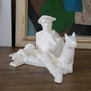Náhľad Porcelánová soška: Bača (Pastier) so stádom