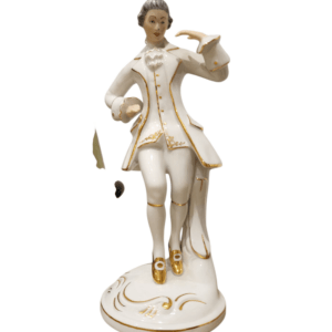 Zberateľská porcelánová soška: Pán rokoko, Royal Dux Bohemia