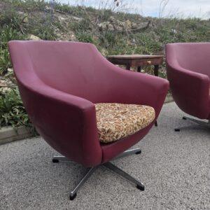 Náhľad Sada otočných kresiel – Mid-Century Modern