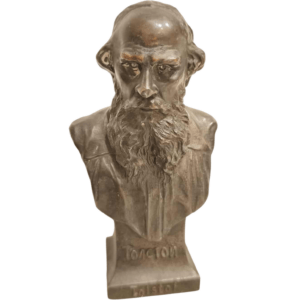 Zberateľská kovová busta: Lev Nikolajevič Tolstoj