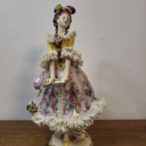 Náhľad Starožitná porcelánová figúrka typu Drážďanská čipka