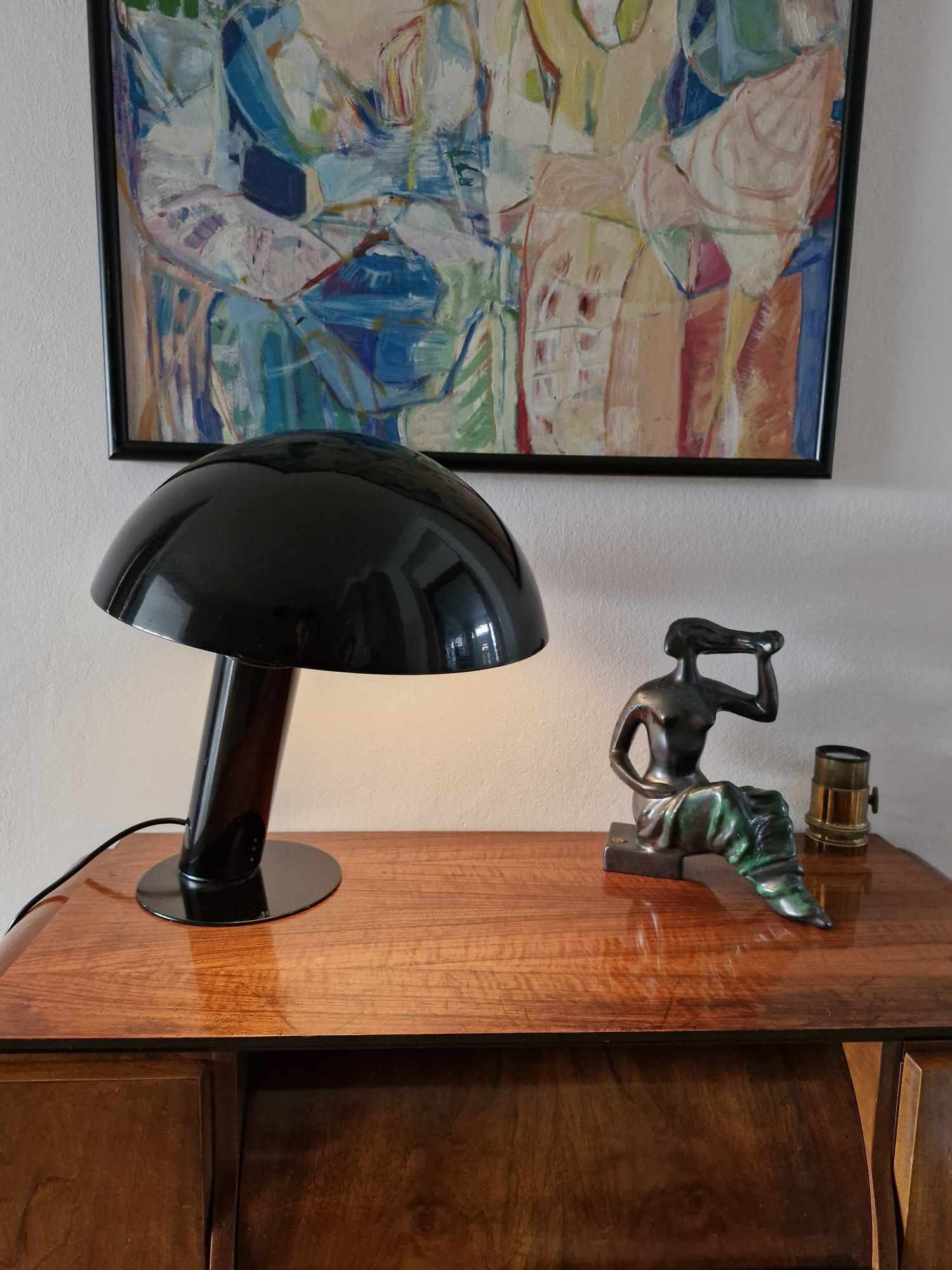 Dizajnová Stolová Lampa "VAGA" (1978) – Franco Mirenzi pre Valenti Luce – Obrázok 4