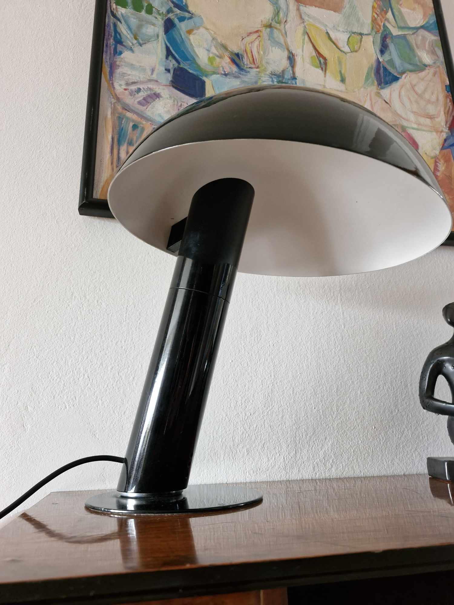 Dizajnová Stolová Lampa "VAGA" (1978) – Franco Mirenzi pre Valenti Luce – Obrázok 3