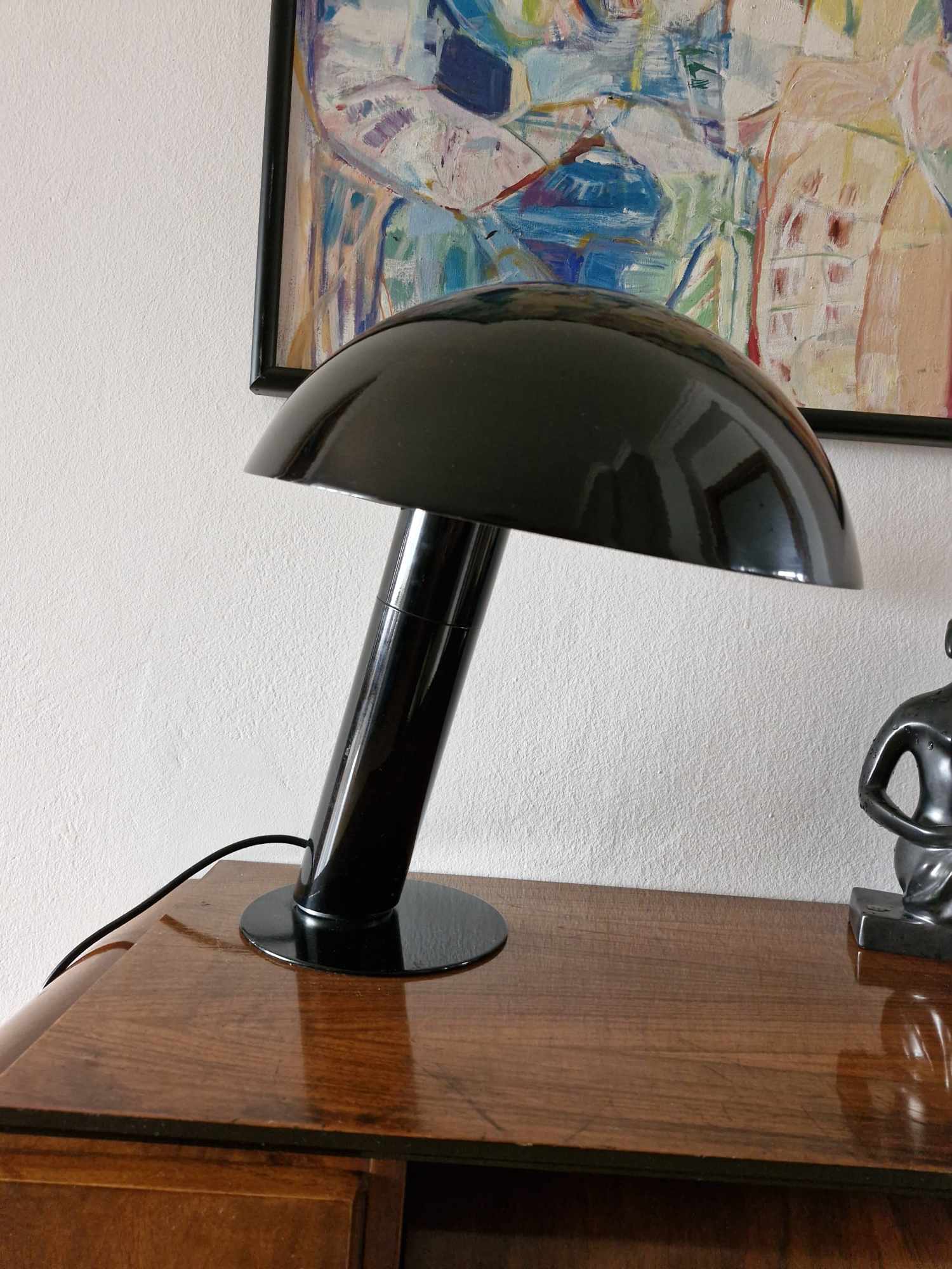 Dizajnová Stolová Lampa "VAGA" (1978) – Franco Mirenzi pre Valenti Luce – Obrázok 9