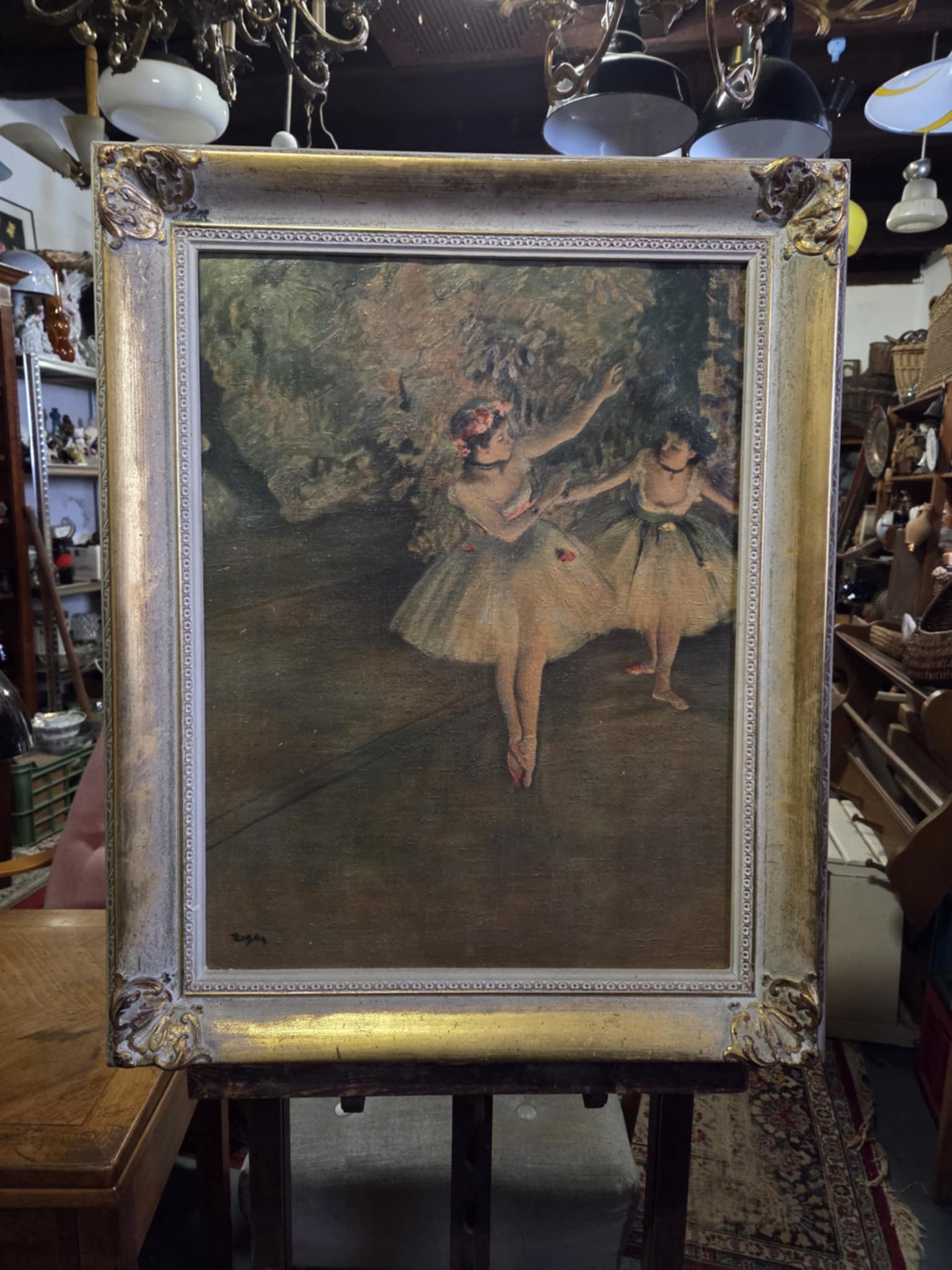 Edgar Degas: Dve tanečnice na javisku (reprodukcia) – Obrázok 3