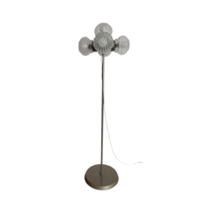 Ikonická retro stojacia lampa Kamenický Šenov – 70. roky – Brusel štýl