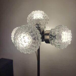 Náhľad Ikonická retro stojacia lampa Kamenický Šenov – 70. roky – Brusel štýl