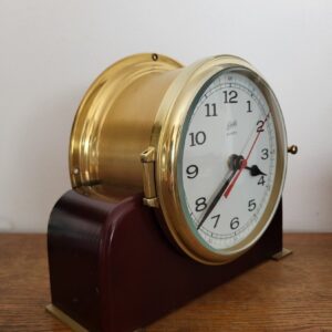 Náhľad Luxusné stolové hodiny Schatz Quartz – Námornícky štýl -Made in West Germany (H16)
