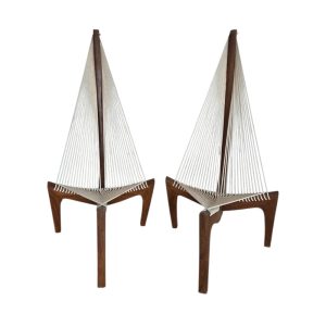 Ikona škandinávskeho dizajnu: Pár kresiel „Harp Chair“ (Jørgen Høvelskov)