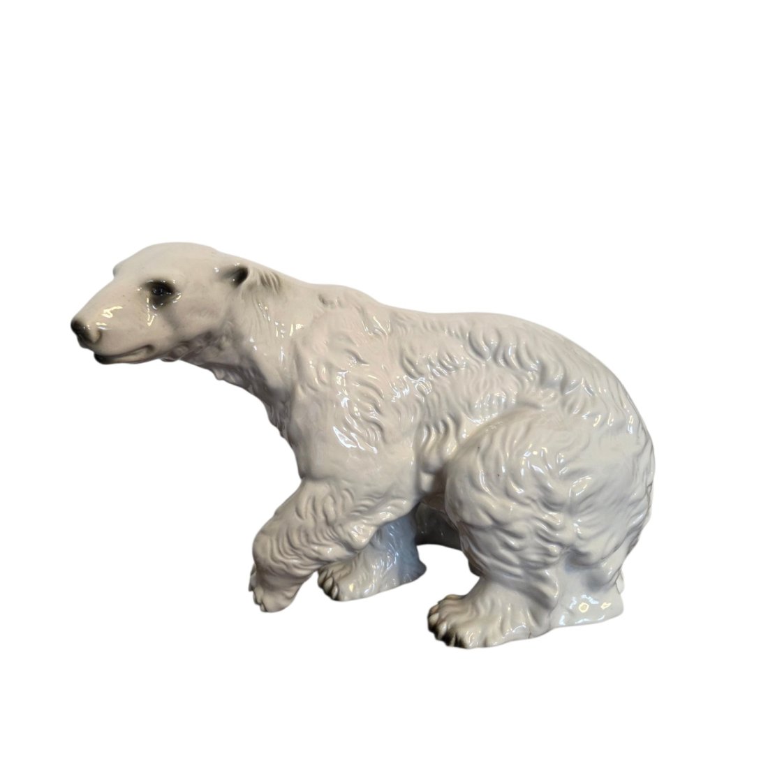 Royal Dux – Mohutný porcelánový ľadový medveď (veľký model)