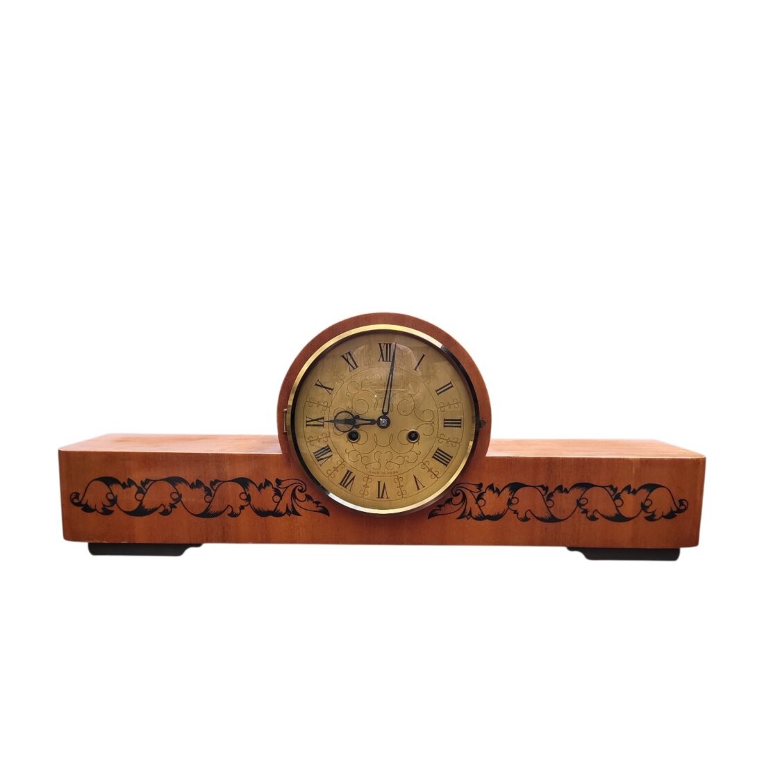 🕰️ Starožitné krbové / stolové hodiny s ornamentom 🕰️