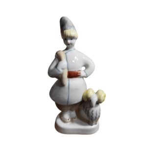 Porcelánová soška Polonne – Pastier s baránkom (ZSSR)