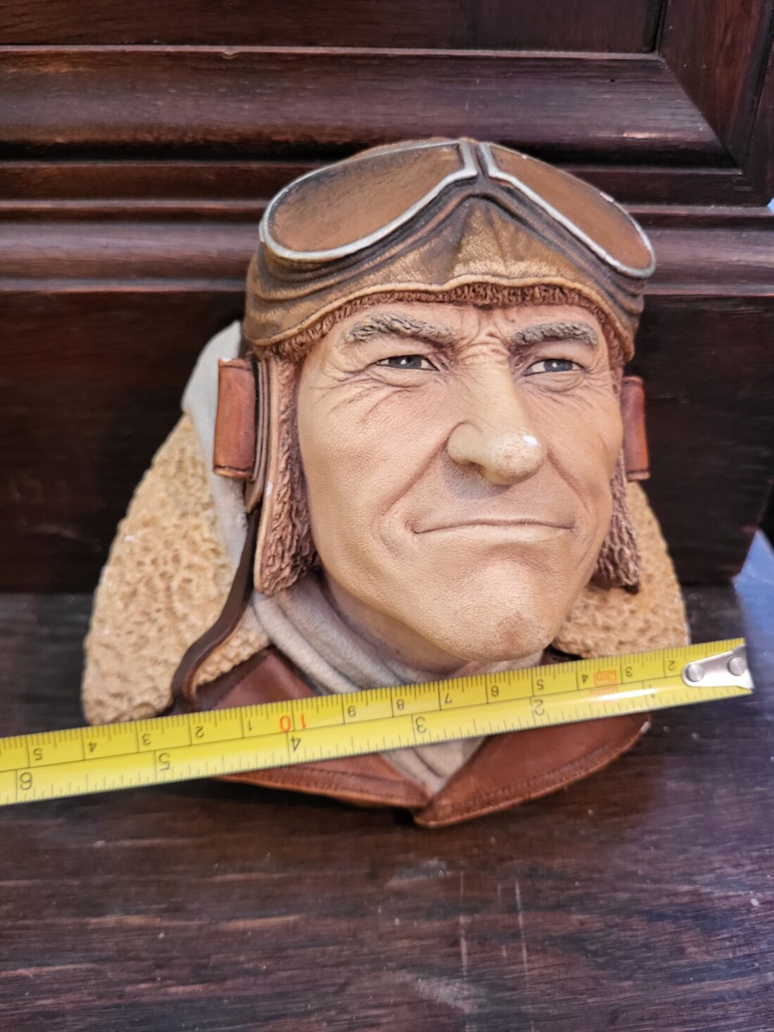 Zberateľská busta Bossons - Aviator (Pilot) – Obrázok 5