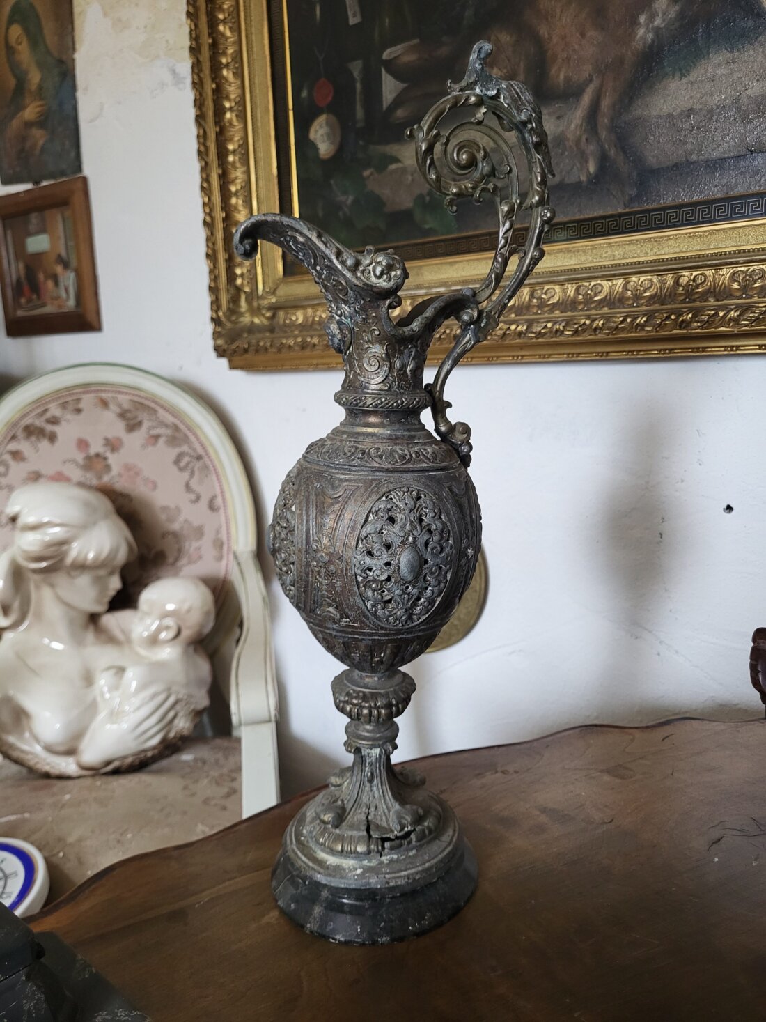 Luxusná starožitná aiguière (krčah) – Neo-Renaissance / Napoleon III. – Obrázok 3