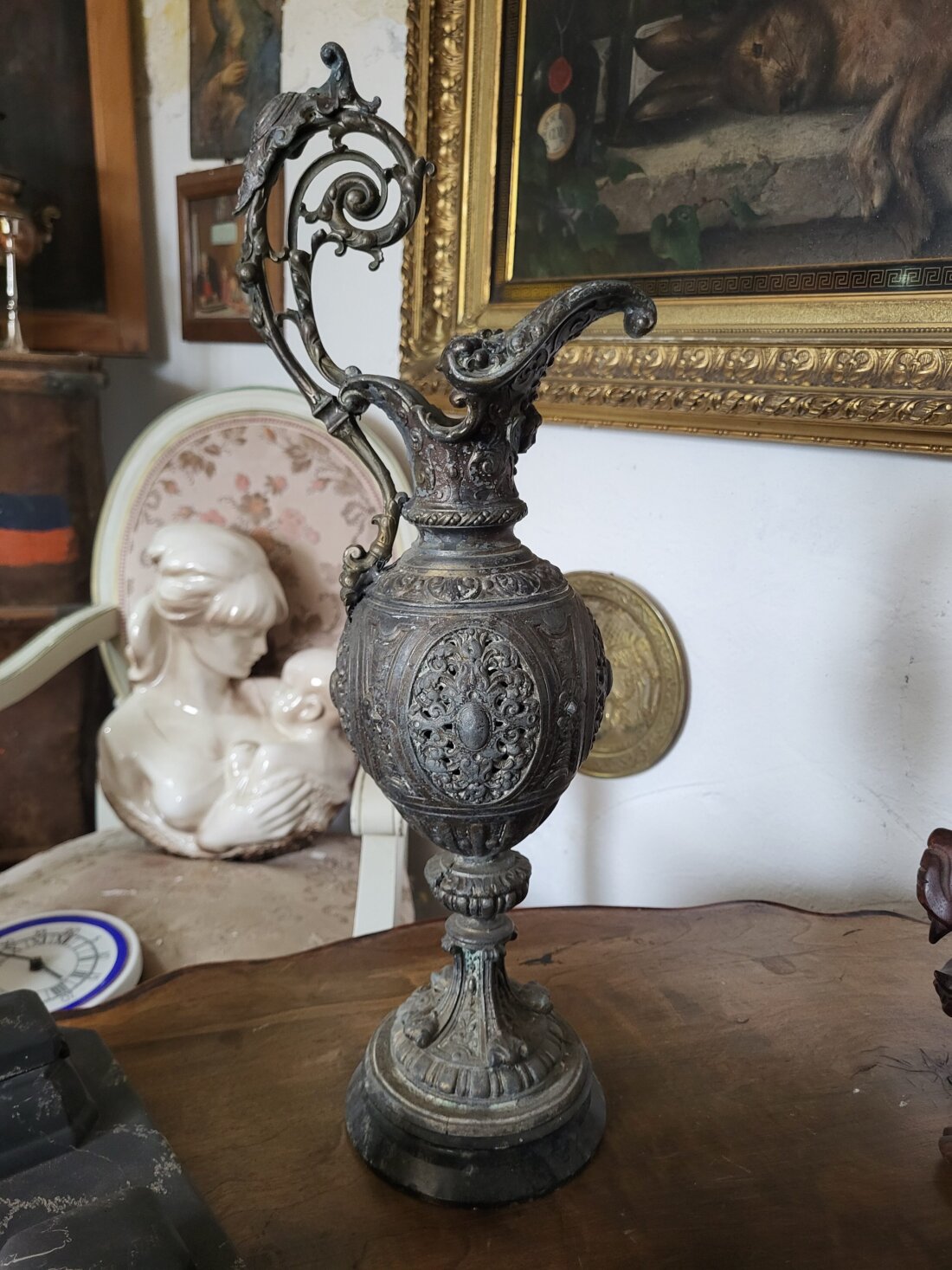 Luxusná starožitná aiguière (krčah) – Neo-Renaissance / Napoleon III. – Obrázok 6