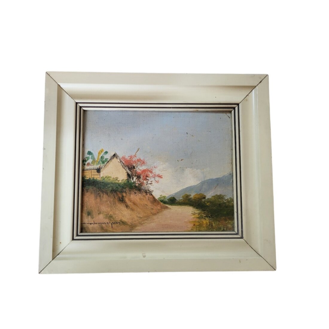 Originálna olejomaľba – H. VALENCIA CHAVES