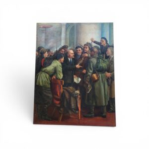 Veľký olej na plátne – V Smolnom (V. I. Lenin) | Klasika socialistického realizmu