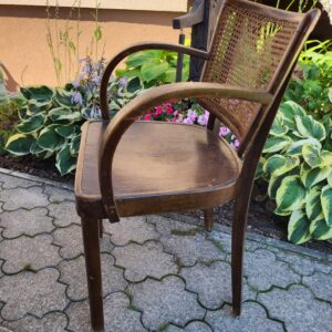 Náhľad Kreslo THONET – značené, s ratanovým výpletom