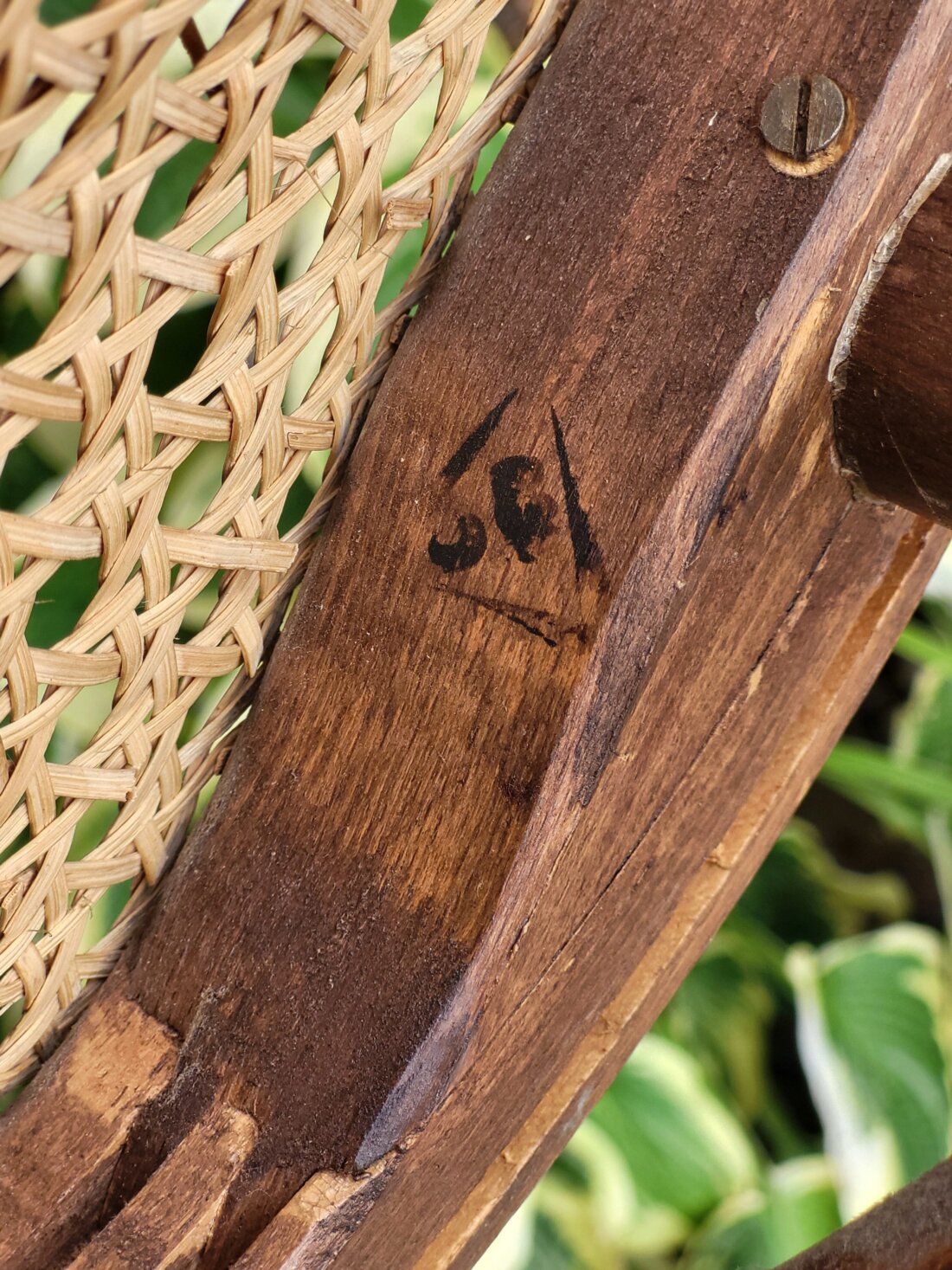 Ikonická stolička Thonet č. 14 – viedenský výplet (na renováciu) – Obrázok 2