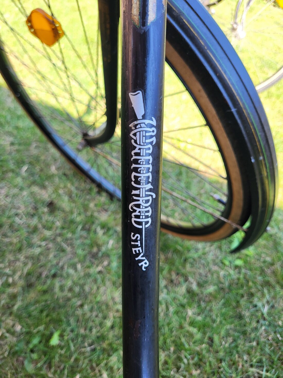 Elegantný vintage mestský bicykel (Waffenrad štýl) – plne funkčný – Obrázok 4