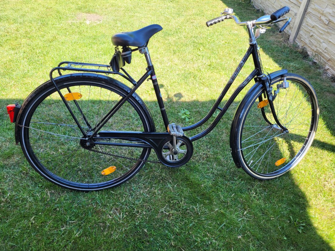 Elegantný mestský retro bicykel (Waffenrad štýl) – plne funkčný – Obrázok 2