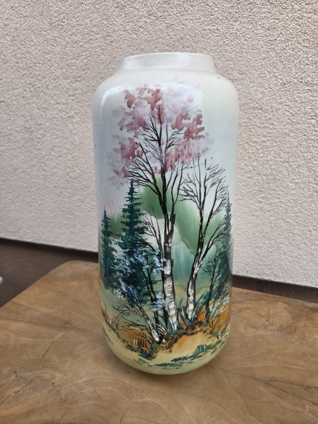 Ručne maľovaná retro keramika – signed Fuci Judith (Szatmar) – Obrázok 3