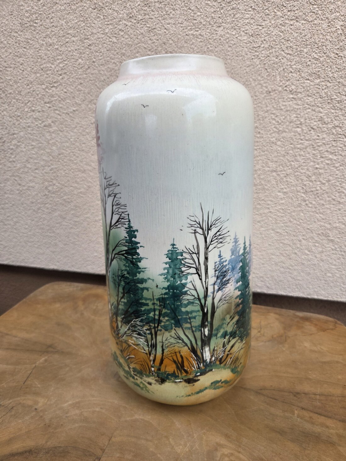 Ručne maľovaná retro keramika – signed Fuci Judith (Szatmar) – Obrázok 4