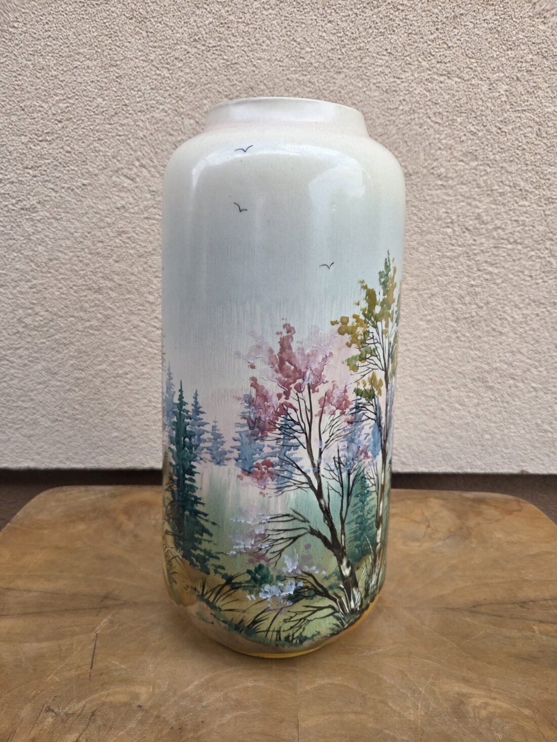 Ručne maľovaná retro keramika – signed Fuci Judith (Szatmar) – Obrázok 5