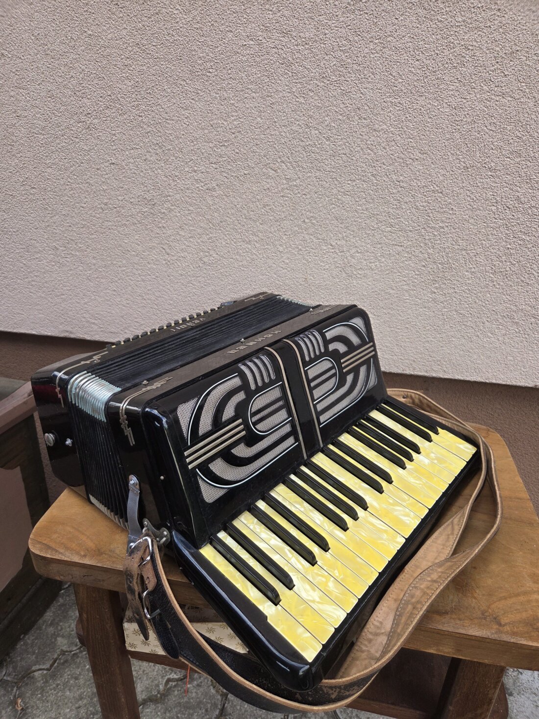 Zberateľský akordeón Hohner Verdi II (96 basov) – Nemecko – Obrázok 3