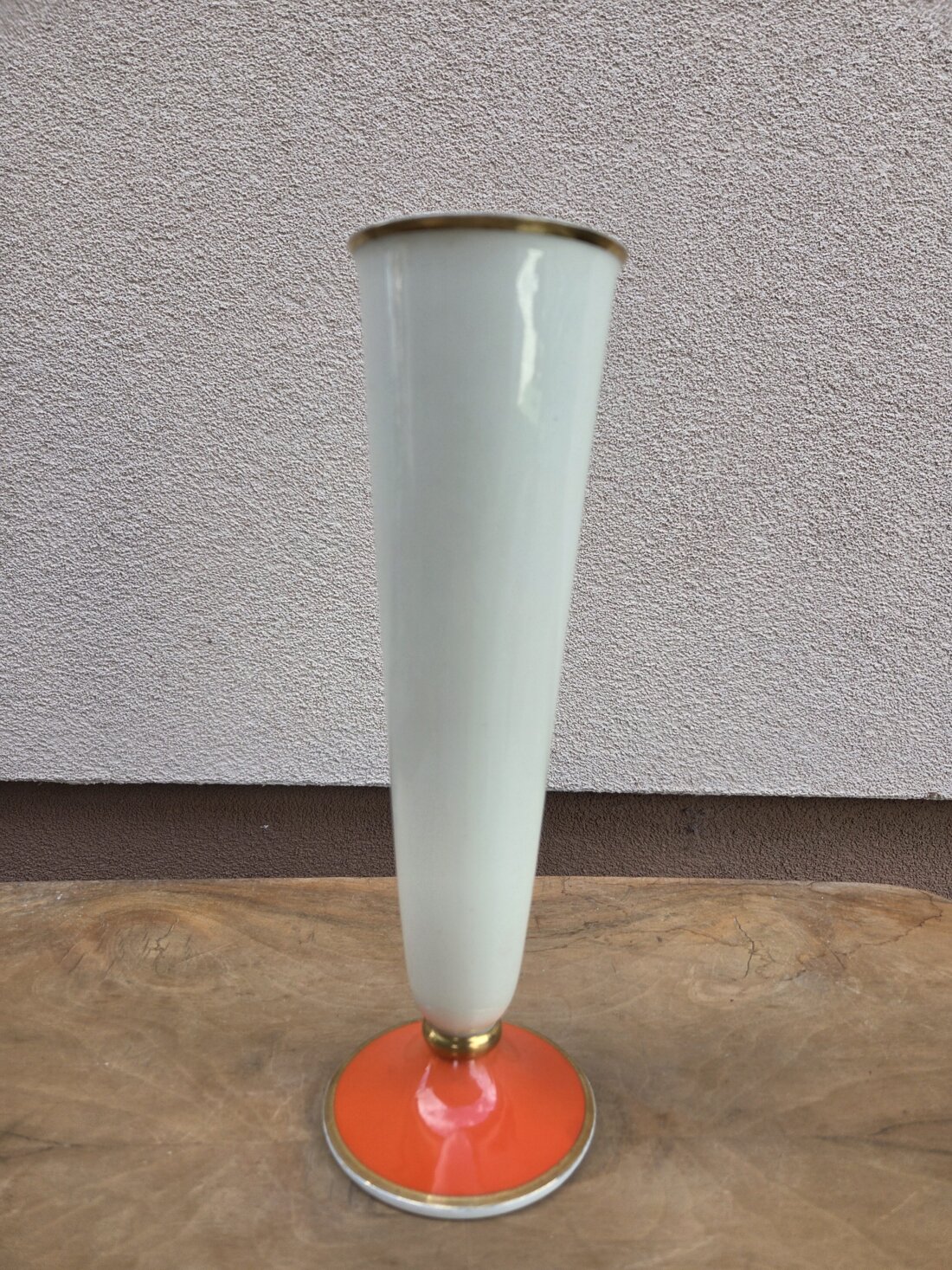 Art Deco porcelánová váza „Flauta“ – Rosenthal (Nemecko, cca 1930-50) – Obrázok 3