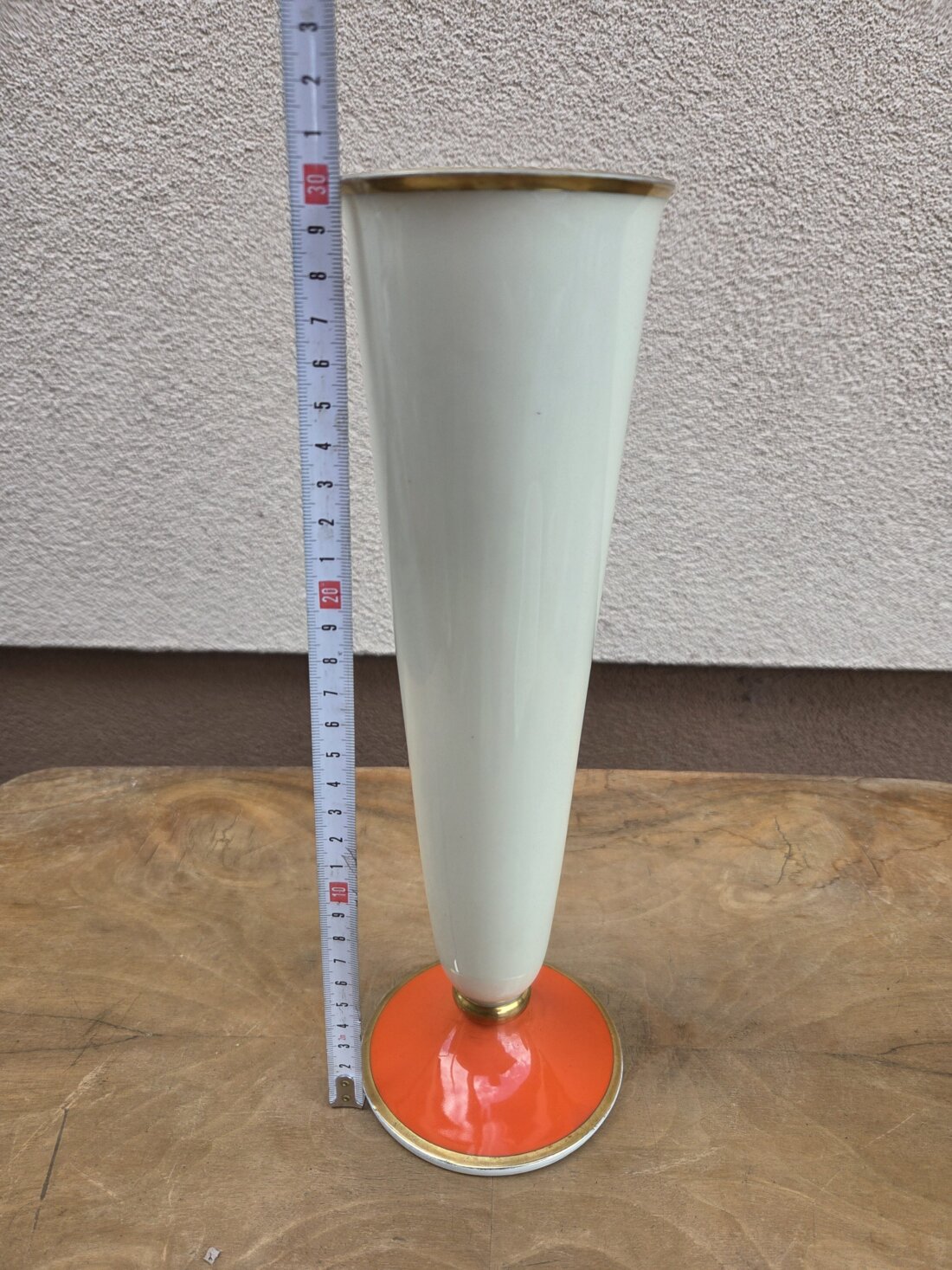 Art Deco porcelánová váza „Flauta“ – Rosenthal (Nemecko, cca 1930-50) – Obrázok 5