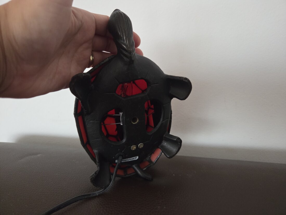 🐢 Vitrážová stolová lampa „Korytnačka“ v štýle Tiffany – Obrázok 4