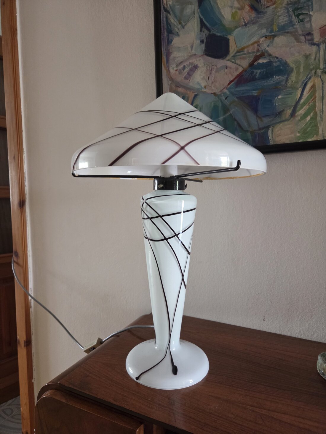 Ikonická retro stolná lampa – Brusel / Expo 58 (ČSSR) 🌟 – Obrázok 9